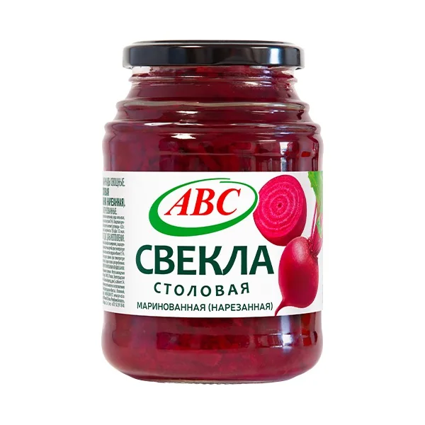 Консервация ABC Свекла столовая маринованная (нарезанная)