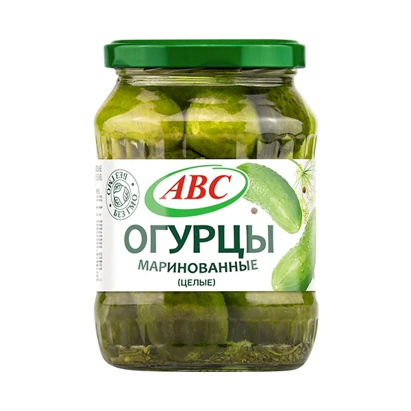 Консервация ABC Огурцы маринованные целые