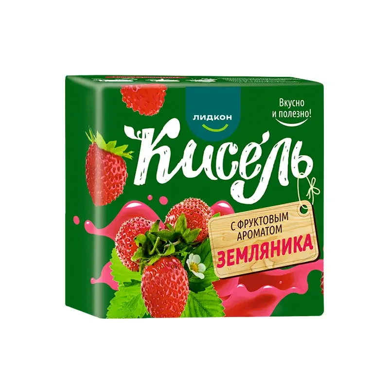 Кисель с фруктовым ароматом «Земляника»