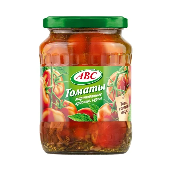 Консервация ABC Томаты маринованные красные