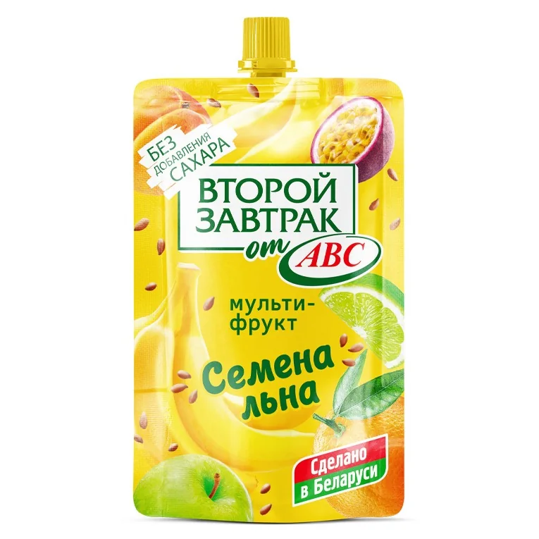 Десерт ABC Мультифрукт с семенами льна