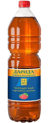Напиток безалкогольный негазированный «Чайная коллекция» «Черный чай с ароматом малины» пастеризованный, 1.5л.