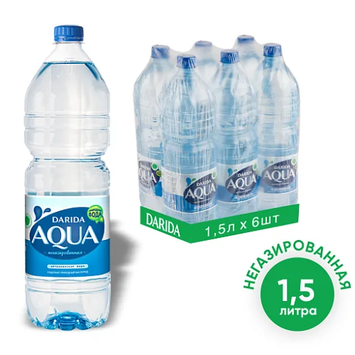 Вода питьевая «Дарида» негазированная, 1.5 л