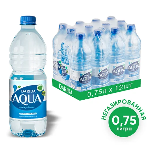 Вода питьевая «Дарида» негазированная, 0.75 л