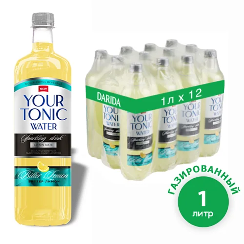 Напиток газированный Your Tonic «Биттер Лимон», 1.0 л