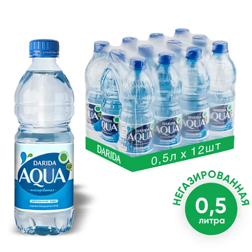 Вода питьевая «Дарида» негазированная, 0.5 л