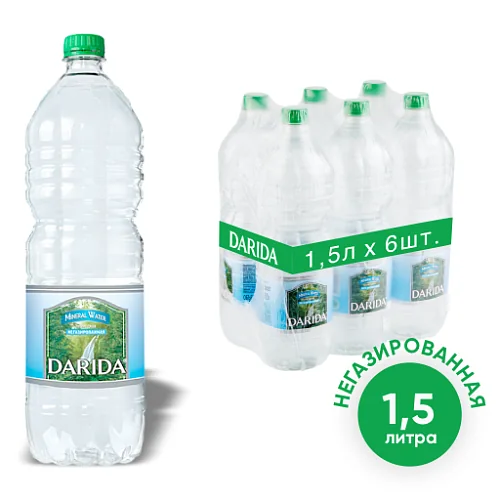 Вода минеральная «Дарида» негазированная, 1.5 л