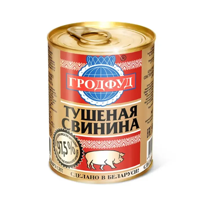Тушеная свинина, ж/б